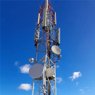 ODM 45M Microwave Wifi Antenna Tower Galvanized Q235B