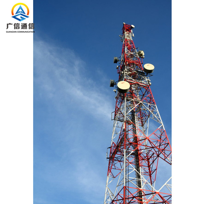 Hot Galvanized Steel Telecom Tower For Communication ASTM A123