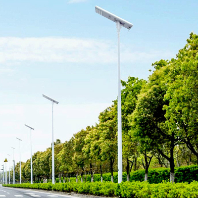 Customizable Galvanized Steel Street Light Pole Multi Purpose 3 Years Warranty