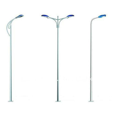 Outdoor Steel Q235 City Light Pole 5m Self Supporting Monople