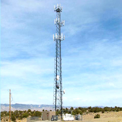 60m Self Support Lattice Steel Towers Mast 4 Legged Square Lattice Telecom Tower