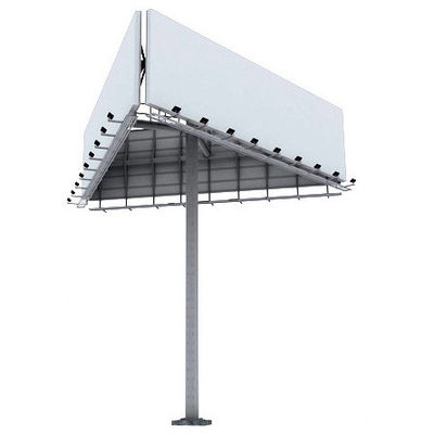 Outdoor Billboard Galvanized Steel Structures 65m free standing